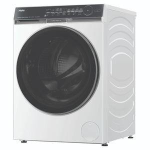 Haier 12kg 500 Series White Front Load Washing Machine – Ultra Fresh Air HWF12DW1, Left Side View