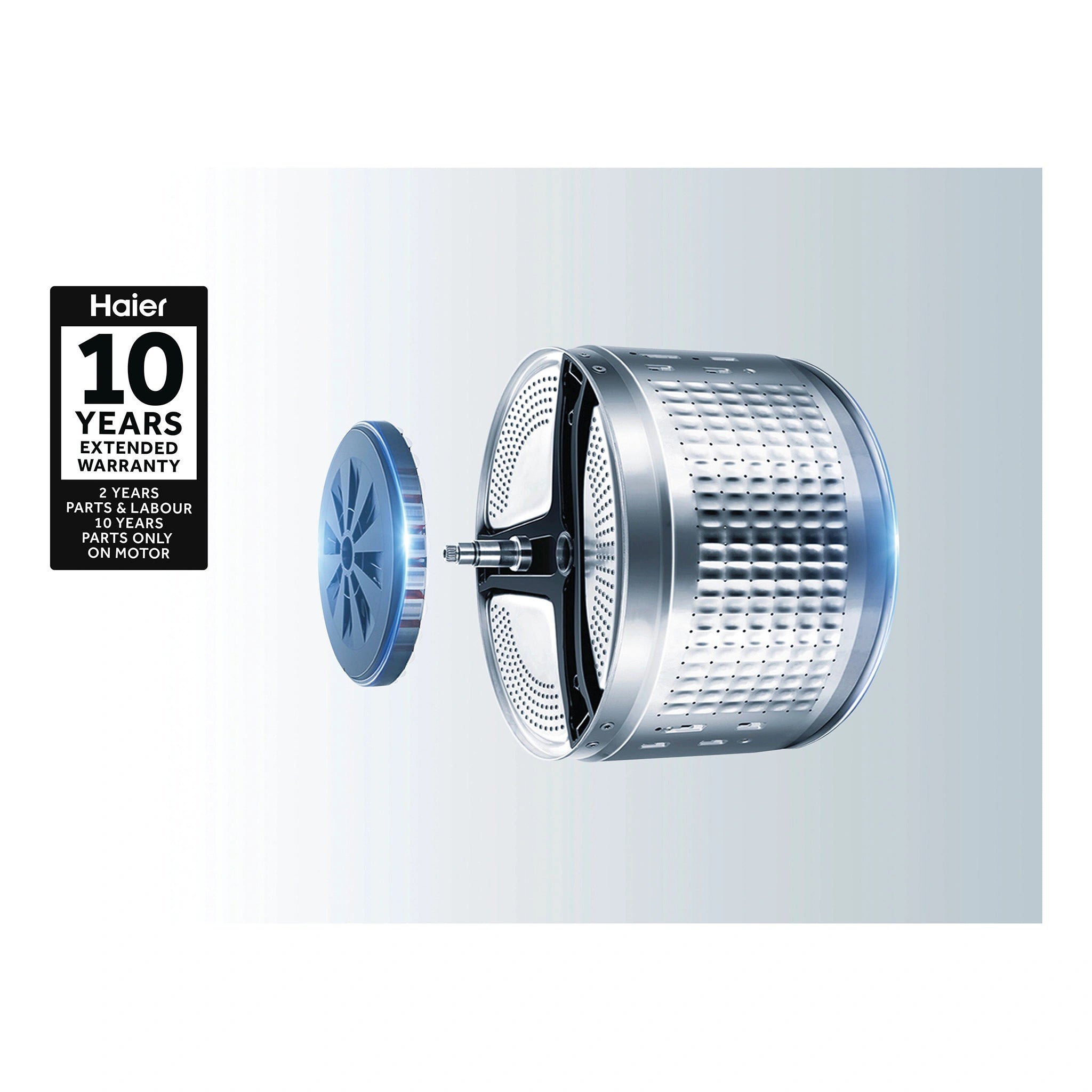 Haier HWF12PXB1 12kg 600 Series Front Loader Washing Machine - UV Protect