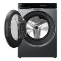 Haier 12kg 600 Series Front Loader Washing Machine - UV Protect HWF12PXB1, Front View with Door Open