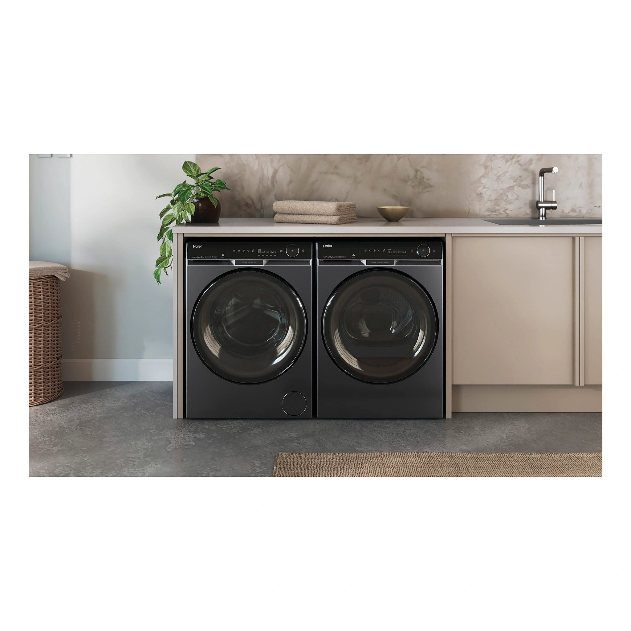 Haier HWF12PXB1 12kg 600 Series Front Loader Washing Machine - UV Protect