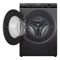 Haier 8.5kg 500 Series Front Loader Washing Machine HWF85ANB1, Front View with Door Open