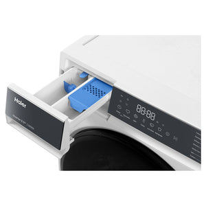 Haier 8.5kg 300 Series White Front Load Washing Machine HWF85KW1, Drawer View