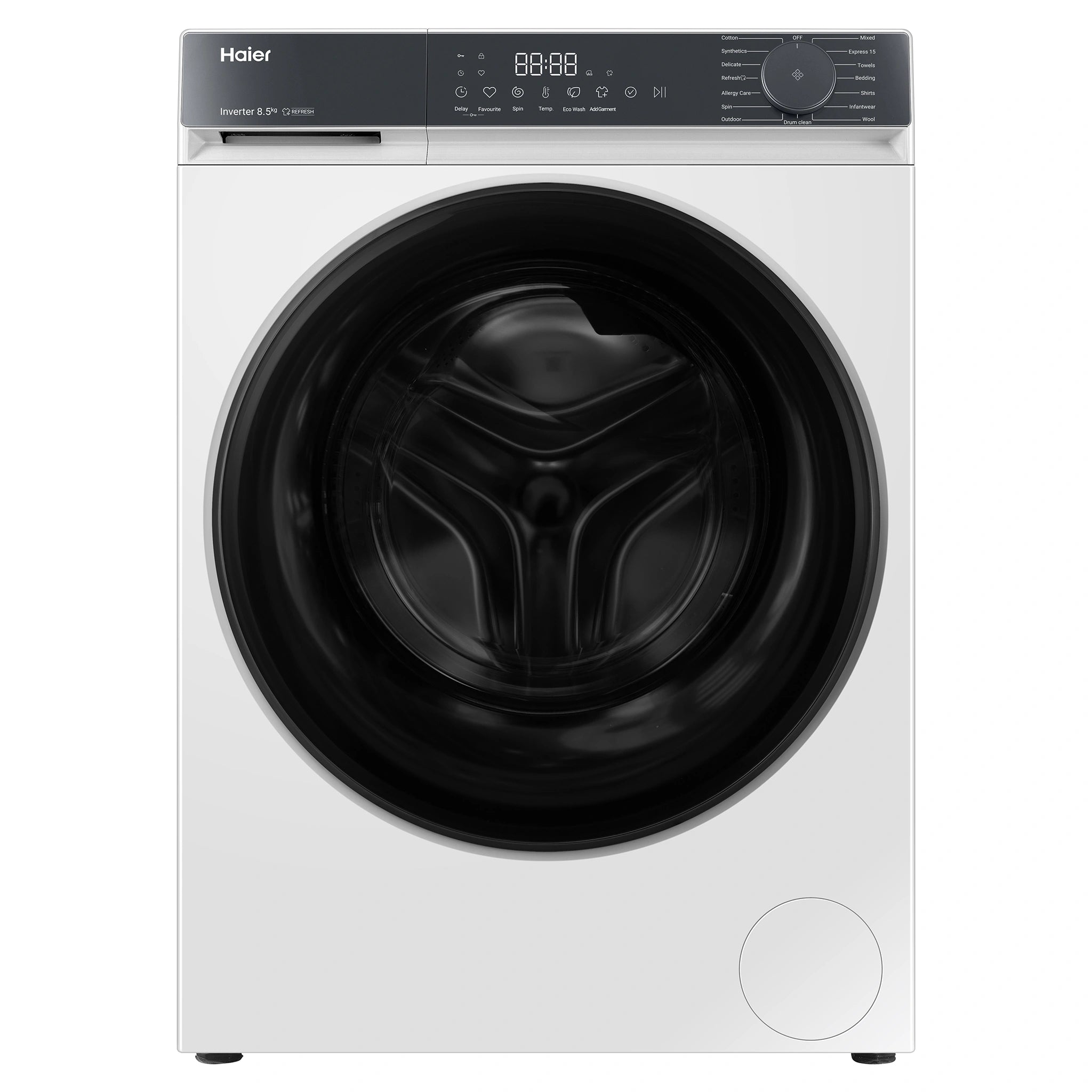 Haier HWF85KW1 8.5kg 300 Series White Front Load Washing Machine