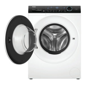 Haier 9kg Front Loader Washing Machine – UV Protect HWF90AN1, Front View with Door Open