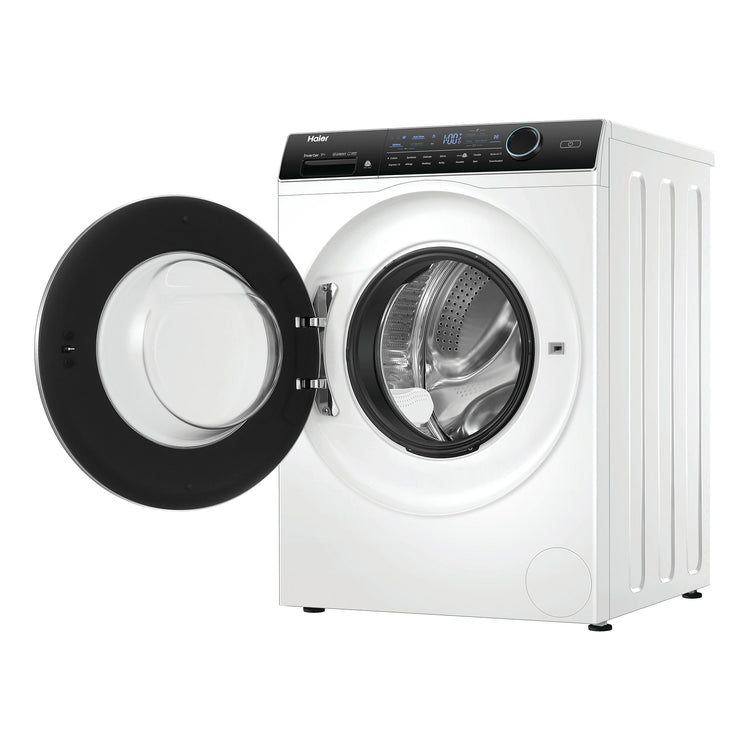 Haier 9kg Front Loader Washing Machine – UV Protect HWF90AN1, Right Side View with Door Open