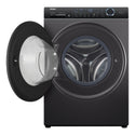 Haier 9kg 600 Series Front Loader Washing Machine - UV Protect HWF90ANB1, Front View with Door Open