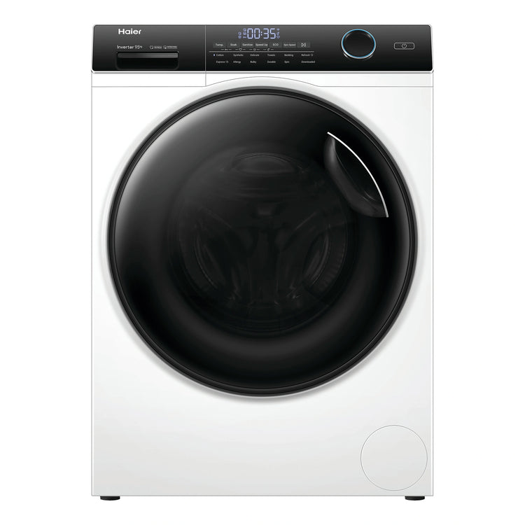 Haier 9.5kg 500 Series Front Loader Washing Machine HWF95AN1. Front View