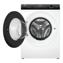 Haier 9.5kg 500 Series Front Loader Washing Machine HWF95AN1. Front View with Door Open