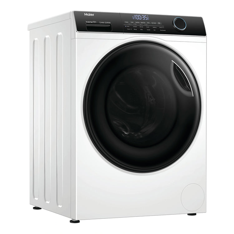 Haier 9.5kg 500 Series Front Loader Washing Machine HWF95AN1. Left Side View