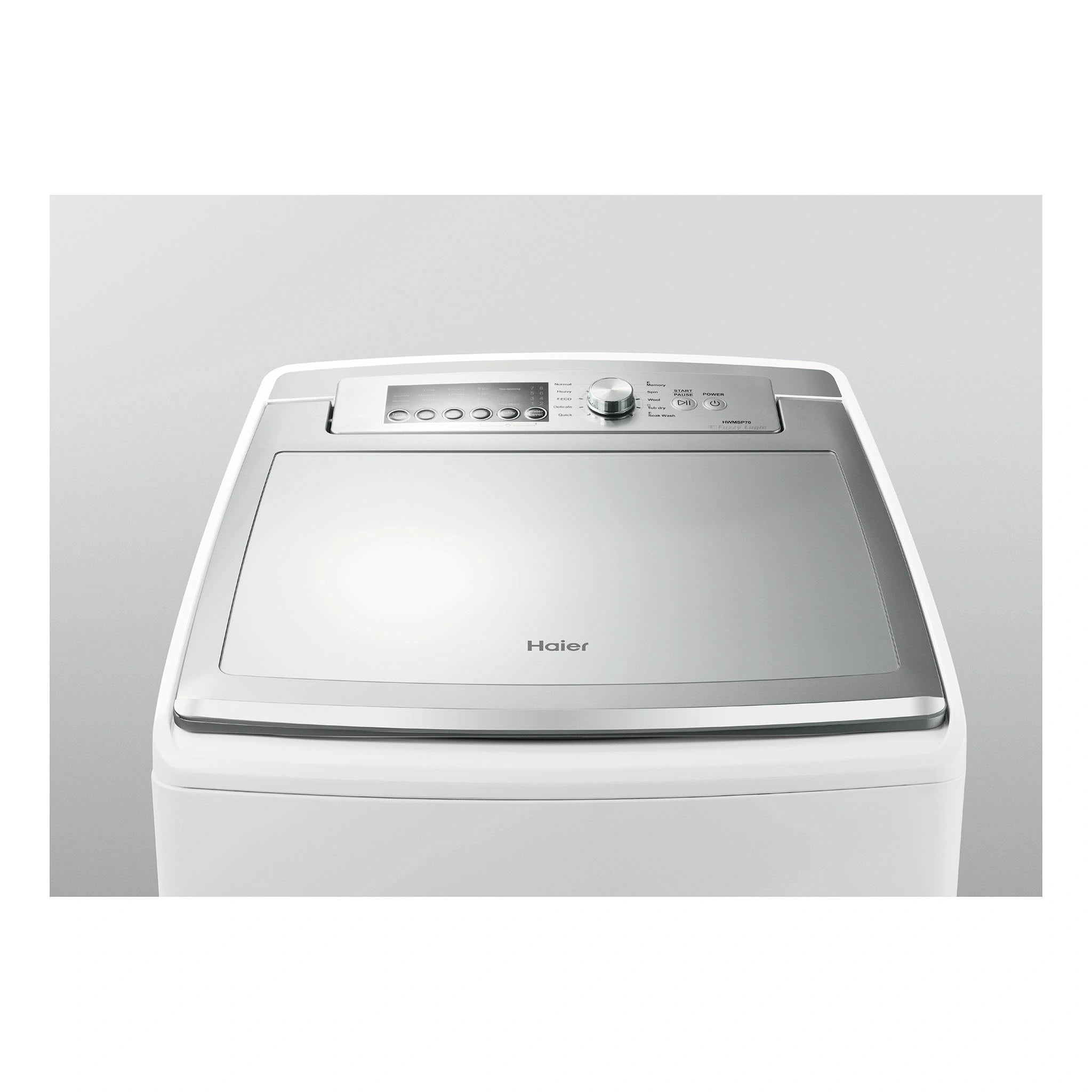 Haier 7 Kg TopLoad Fully Automatic Washing Machine HWMSP70, Top View