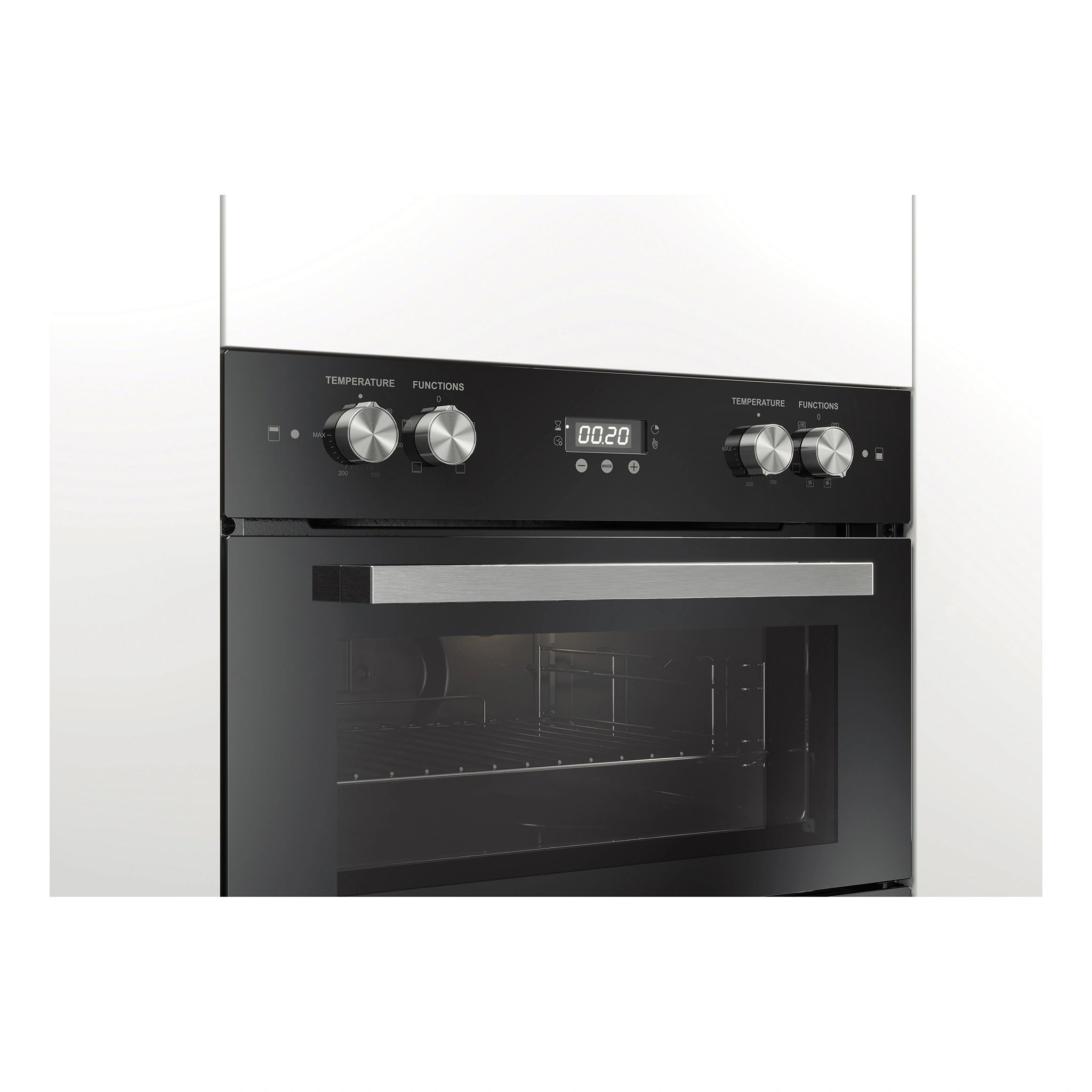 Haier 60cm Double Oven HWO60B7EX2, Control Panel View