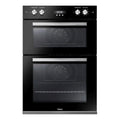 Haier 60cm Double Oven HWO60B7EX2, Front Double Door View