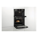 Haier 60cm Double Oven HWO60B7EX2, Left Side Double Door View With Door Open 2