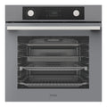 Haier 60cm Grey 500 Series Pyrolytic Oven with Air Fry HWO60S12EPG5, Front View