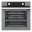 Haier 60cm Grey 500 Series Pyrolytic Oven with Air Fry HWO60S12EPG5, Front View