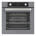 Haier 60cm Grey 500 Series Pyrolytic Oven with Air Fry HWO60S12EPG5, Front View