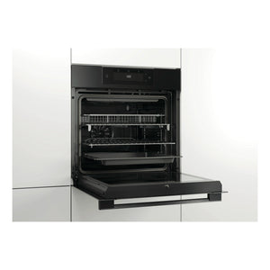 Haier 60cm, 14 Function, Self-cleaning with Air Fry Oven HWO60S14EPB4, Front Left Side View with Door Open