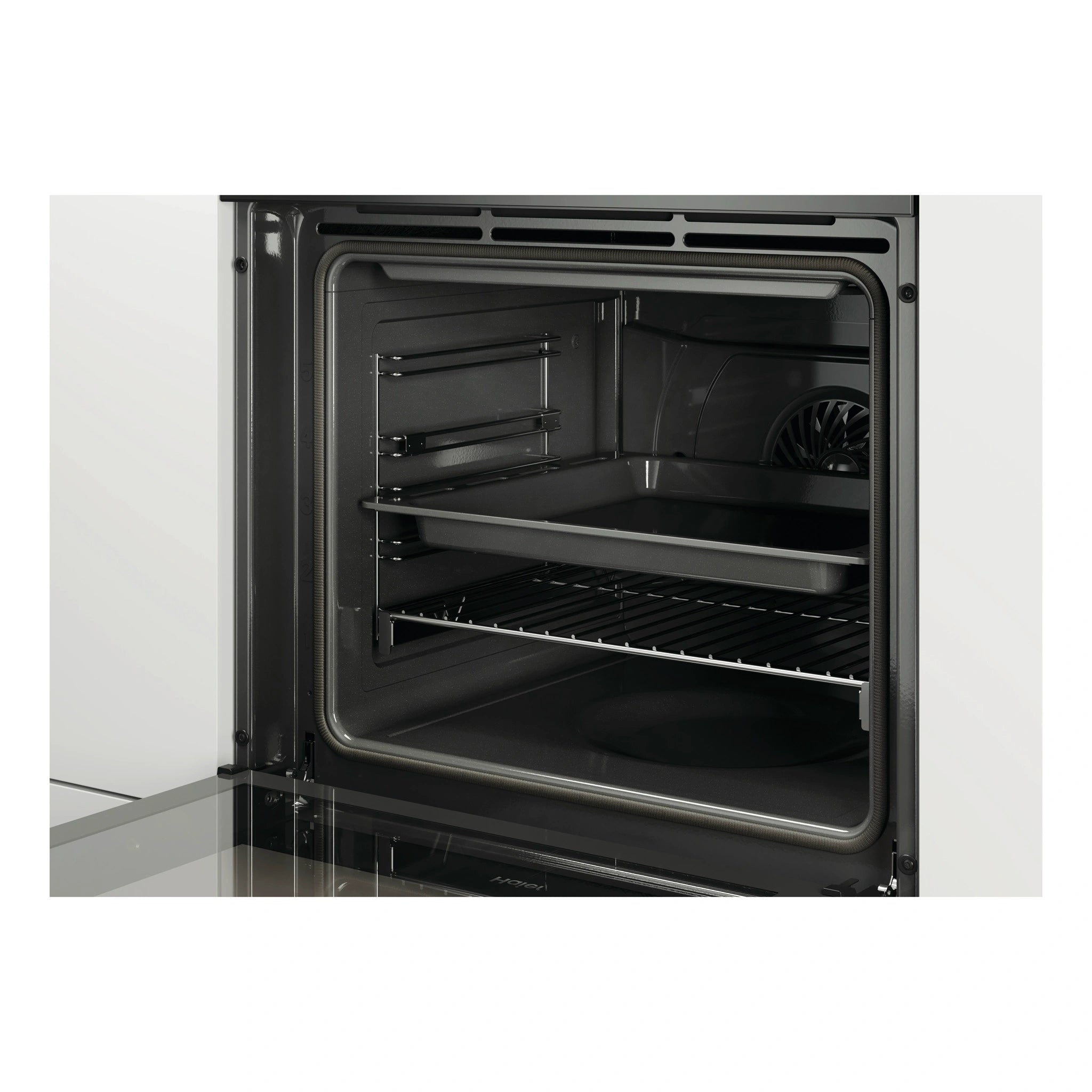 Haier 60cm, 14 Function, Self-cleaning with Air Fry Oven HWO60S14EPB4, Inside View