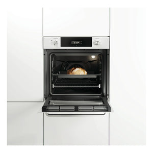 Haier 60cm Seven Function Oven with Air Fry Grey HWO60S7ELG4, Front View Cooking