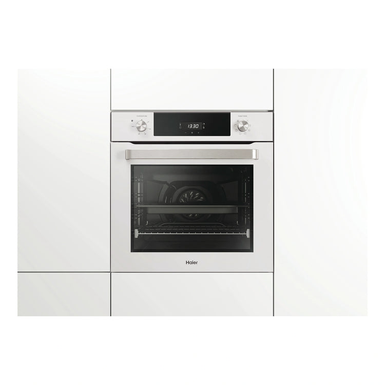Haier 60cm Seven Function Oven with Air Fry Grey HWO60S7ELG4, Front View Door Closed