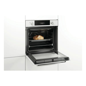 Haier 60cm Seven Function Oven with Air Fry Grey HWO60S7ELG4, Side View Cooking Door Open