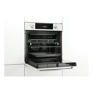 Haier 60cm Seven Function Oven with Air Fry Grey HWO60S7ELG4, Side View Door Open