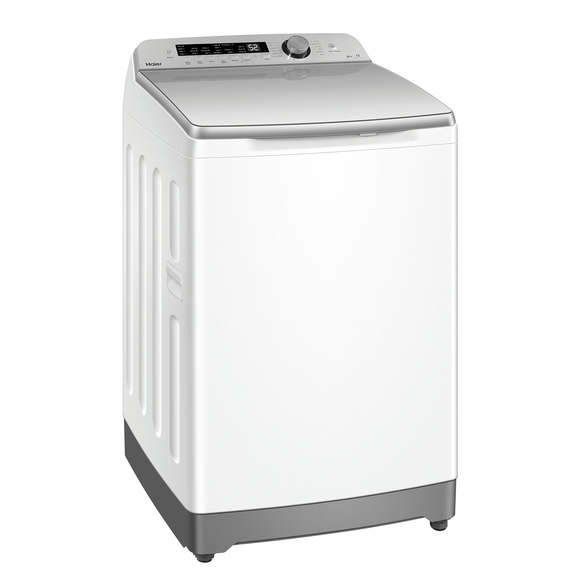 Haier 8kg Top Load Washing Machine HWT08AN1, Left Side View