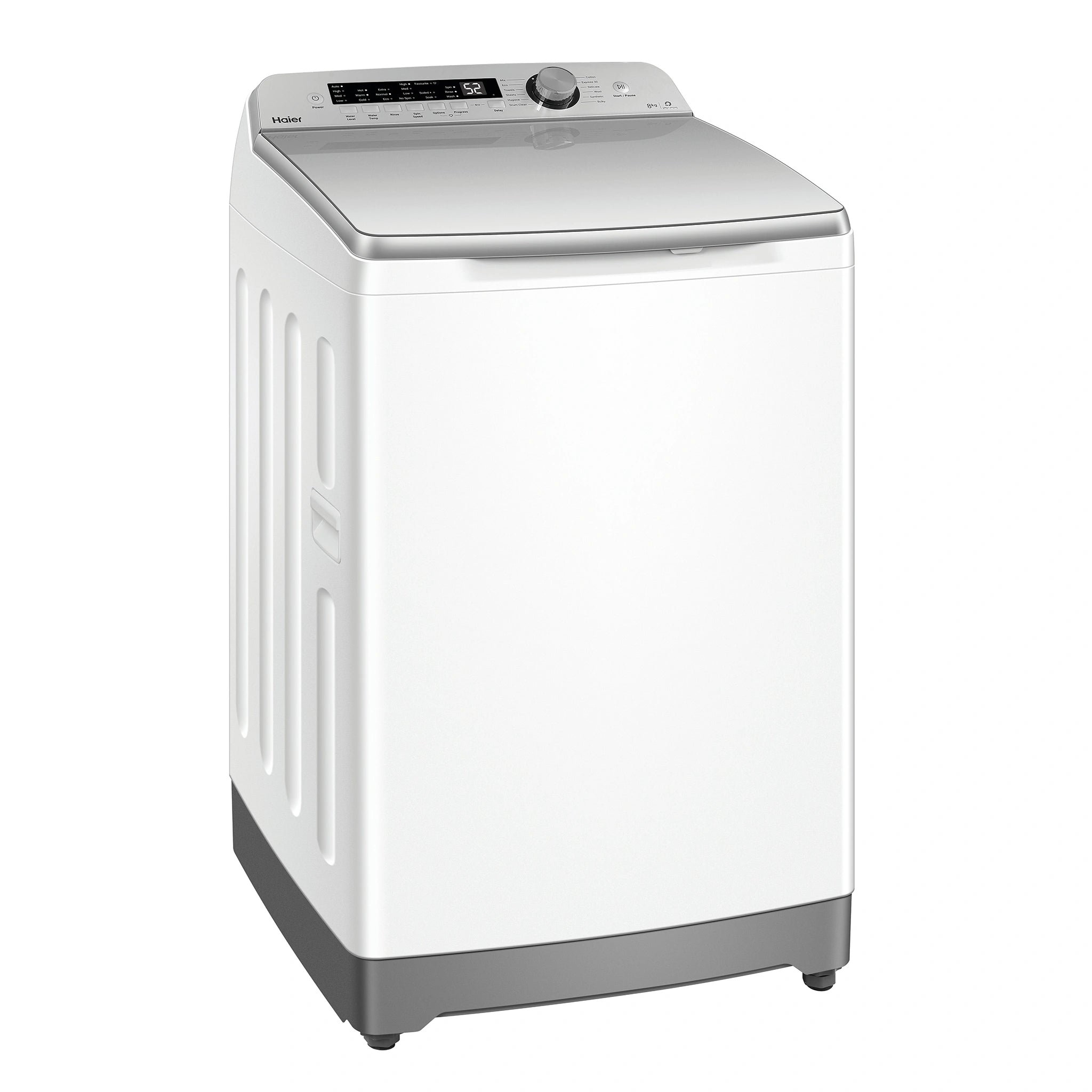 Haier 8kg Top Load Washing Machine HWT08AN1, Left Side View