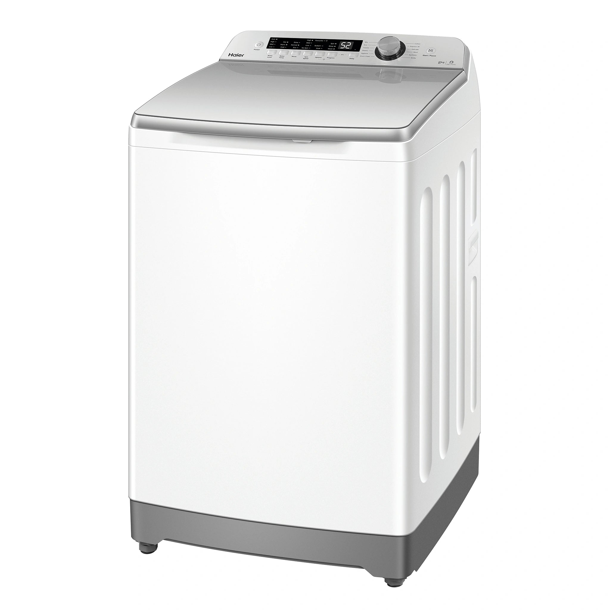 Haier 8kg Top Load Washing Machine HWT08AN1, Right Side View