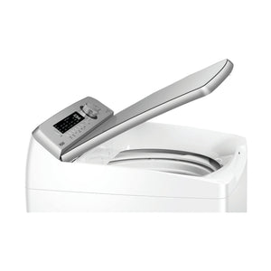 Haier 8kg Top Load Washing Machine HWT08AN1, Side View With Door Open