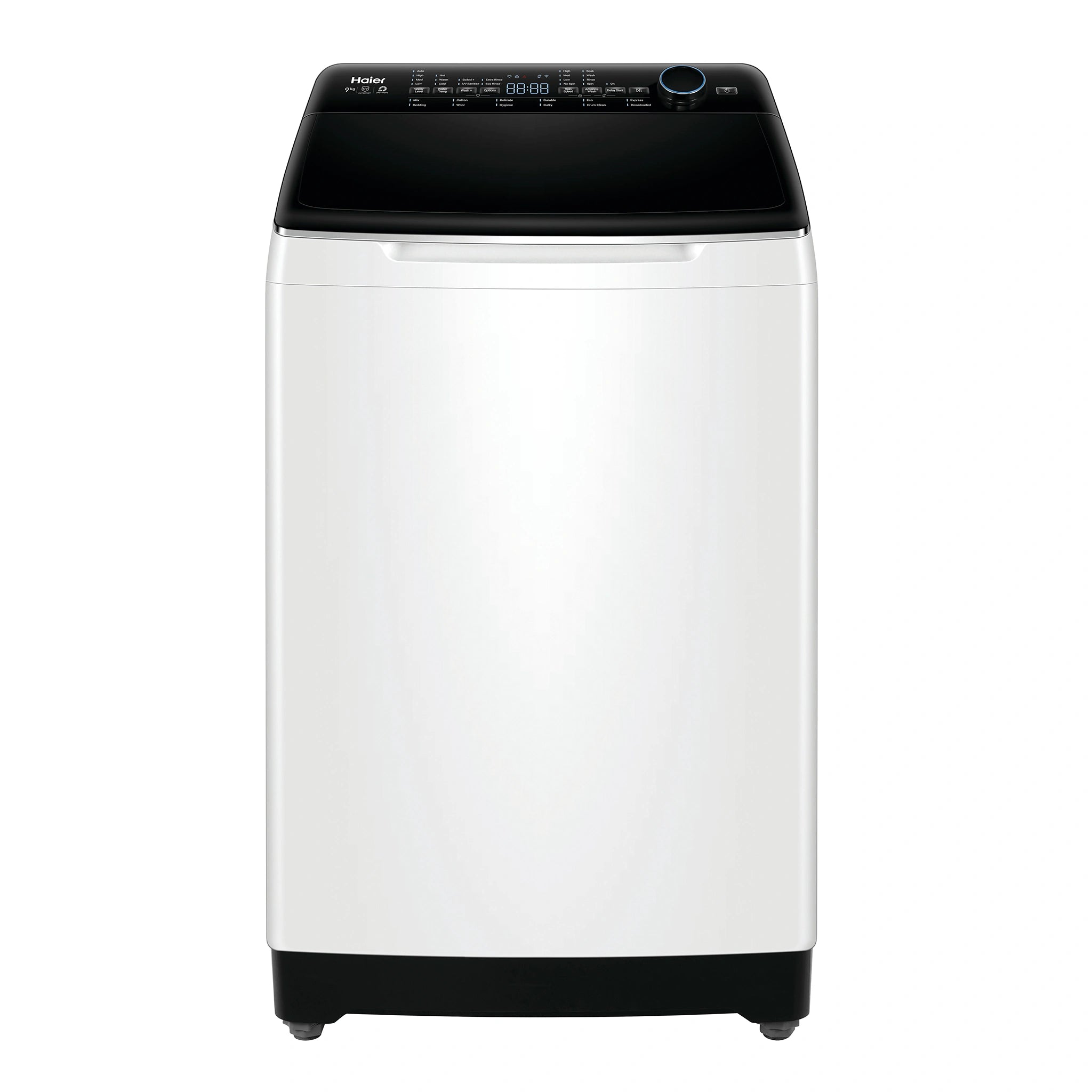 Haier 9kg Top Load Washing Machine HWT09AD1, Front View