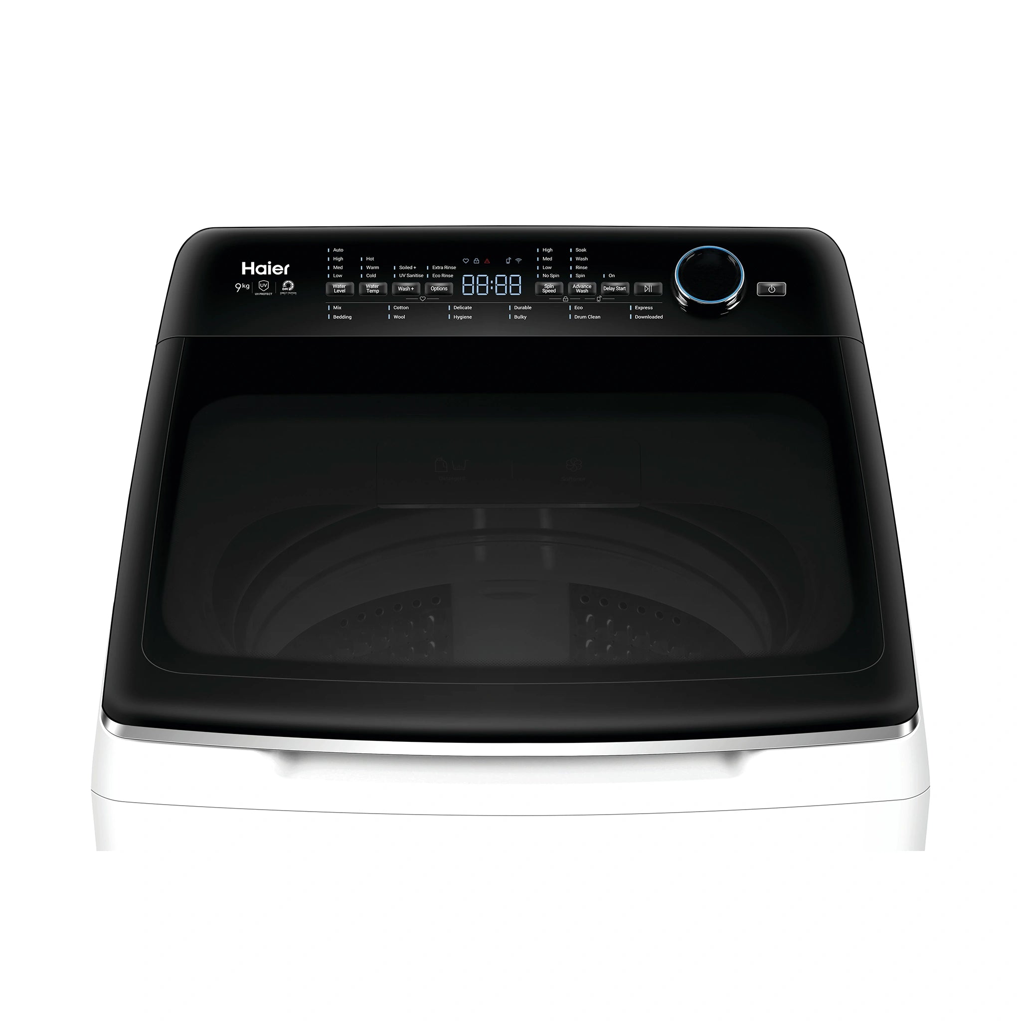 Haier 9kg Top Load Washing Machine HWT09AD1, Top View