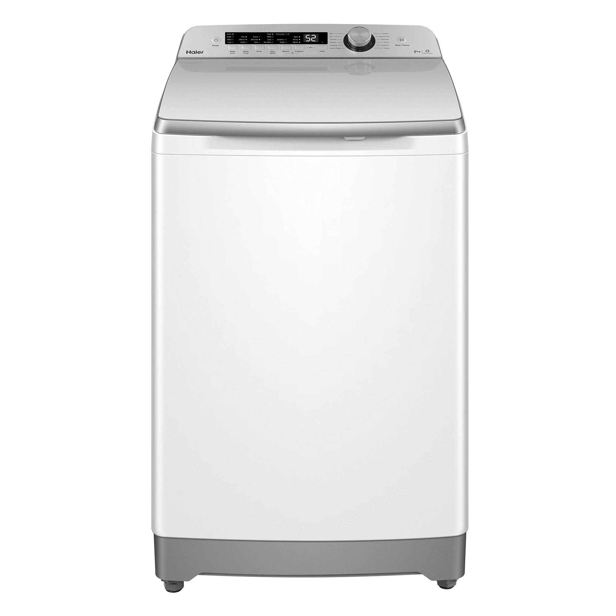 Haier 9kg Top Load Washing Machine HWT09AN1, Front View
