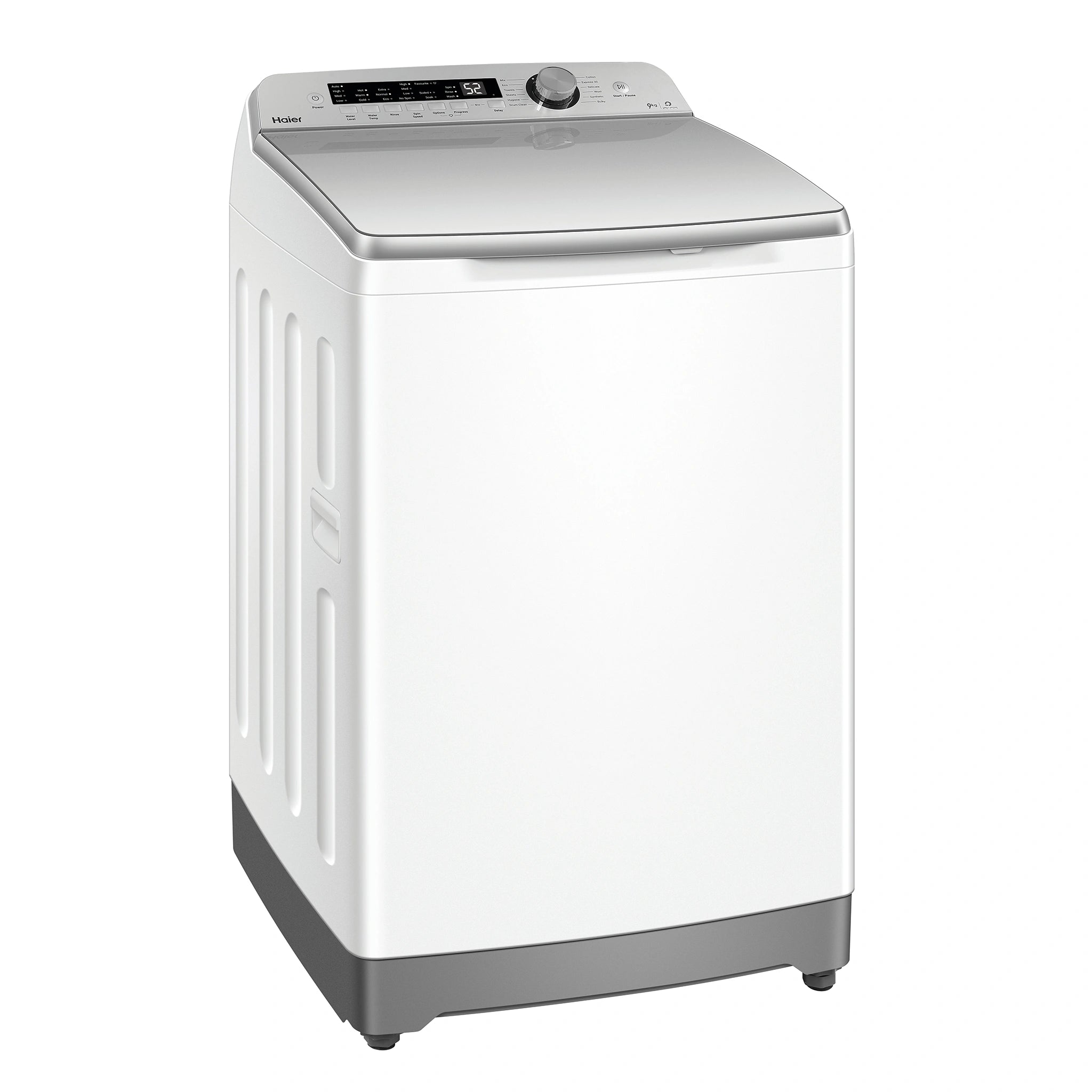 Haier 9kg Top Load Washing Machine HWT09AN1, Left Side View