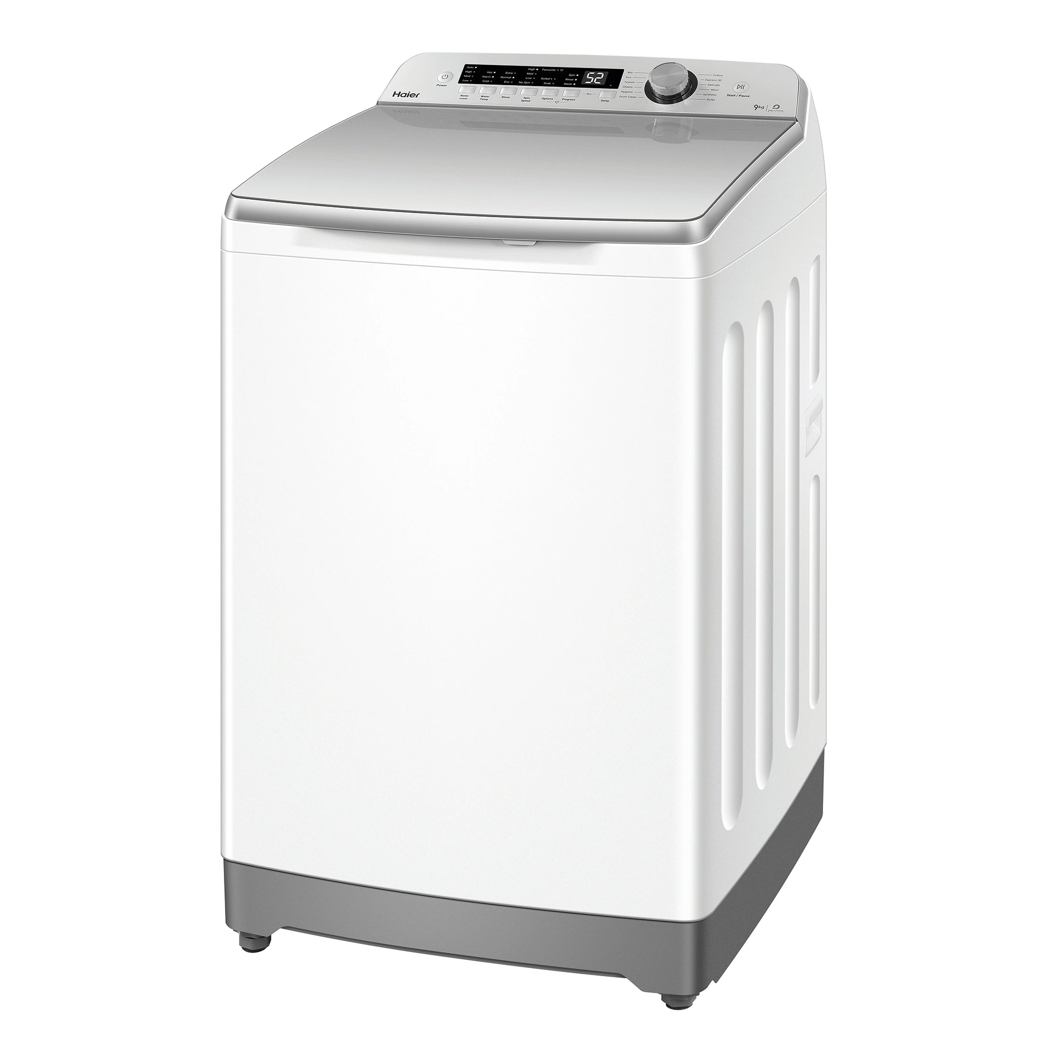 Haier 9kg Top Load Washing Machine HWT09AN1, Right Side View