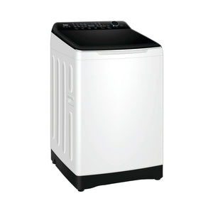 Haier 10kg 600 Series Top Loader Washing Machine UV Protect White HWT10AD1, Left Side View