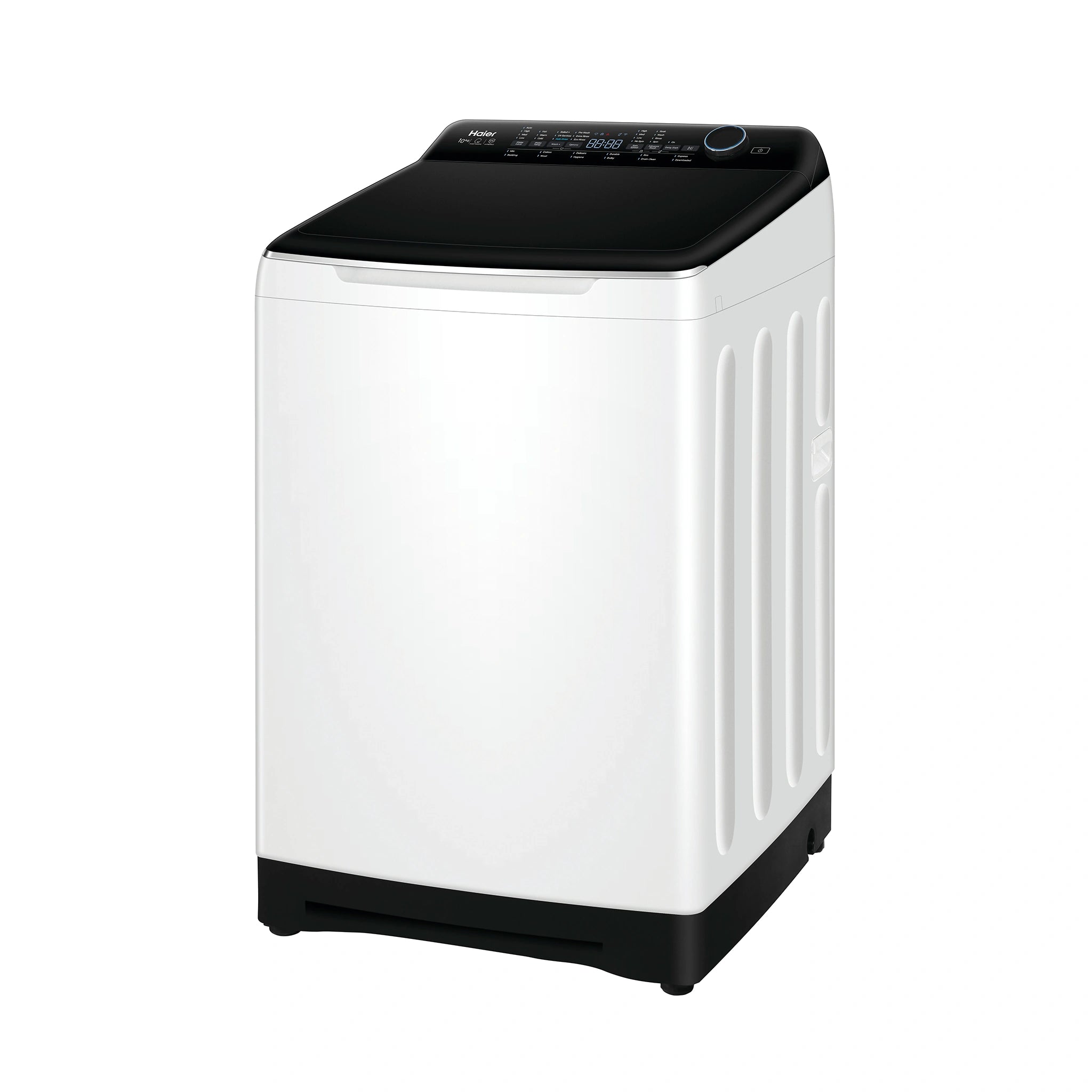 Haier 10kg 600 Series Top Loader Washing Machine UV Protect White HWT10AD1, Right Side View