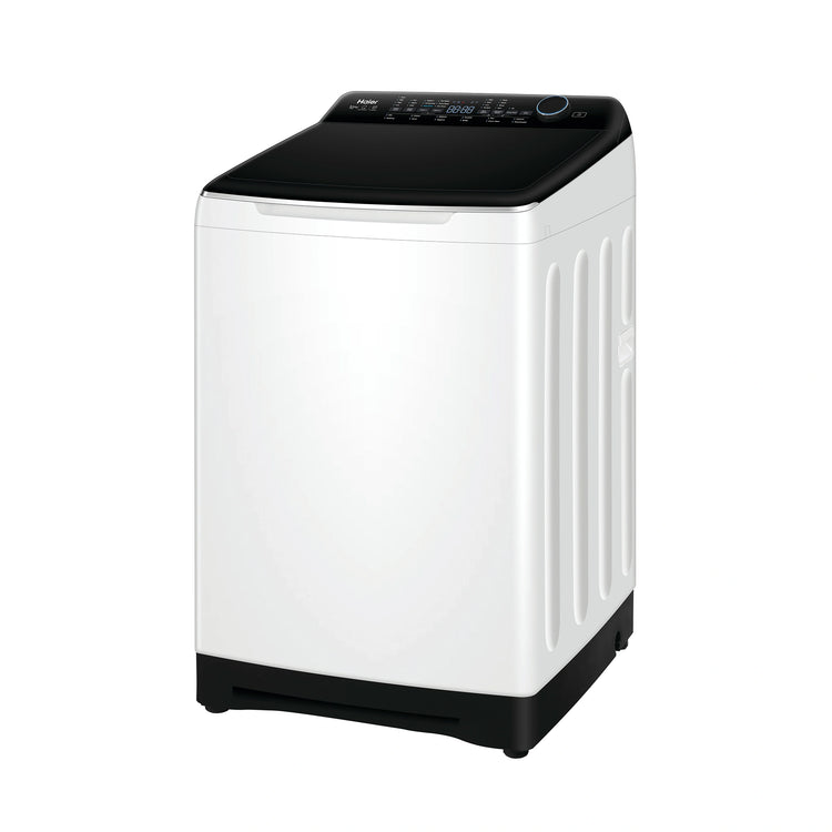 Haier 10kg 600 Series Top Loader Washing Machine UV Protect White HWT10AD1, Right Side View