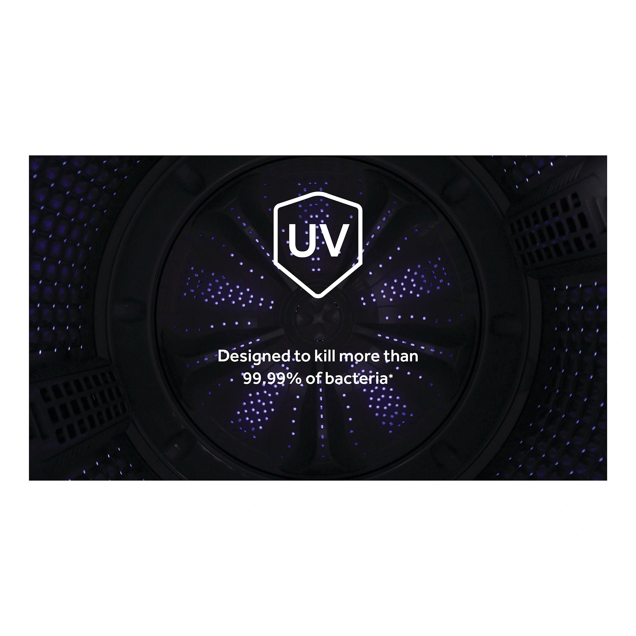 Haier 10kg 600 Series Top Loader Washing Machine UV Protect White HWT10AD1, UV Protect