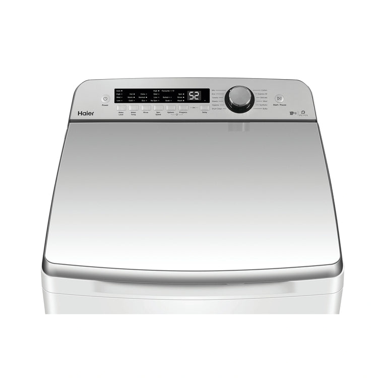 Haier 10kg Top Load Washing Machine HWT10AN1, Top View