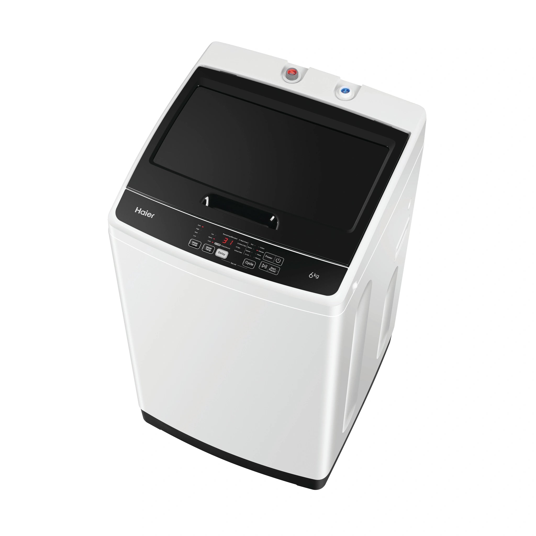 Haier 6kg Top Load Washing Machine HWT60AA1, Top View