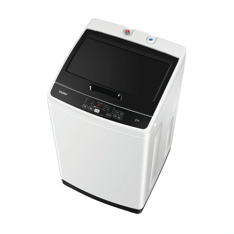 Haier 6kg Top Load Washing Machine HWT60AA1, Top View