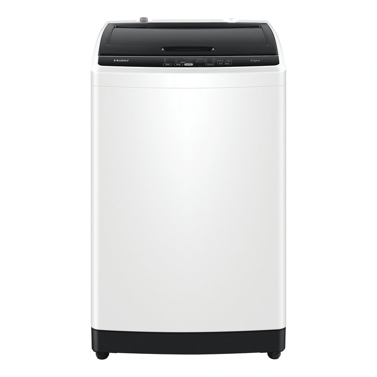 Haier 7.5kg 300 Series Top Loader Washing Machine HWT75AA1, Front View