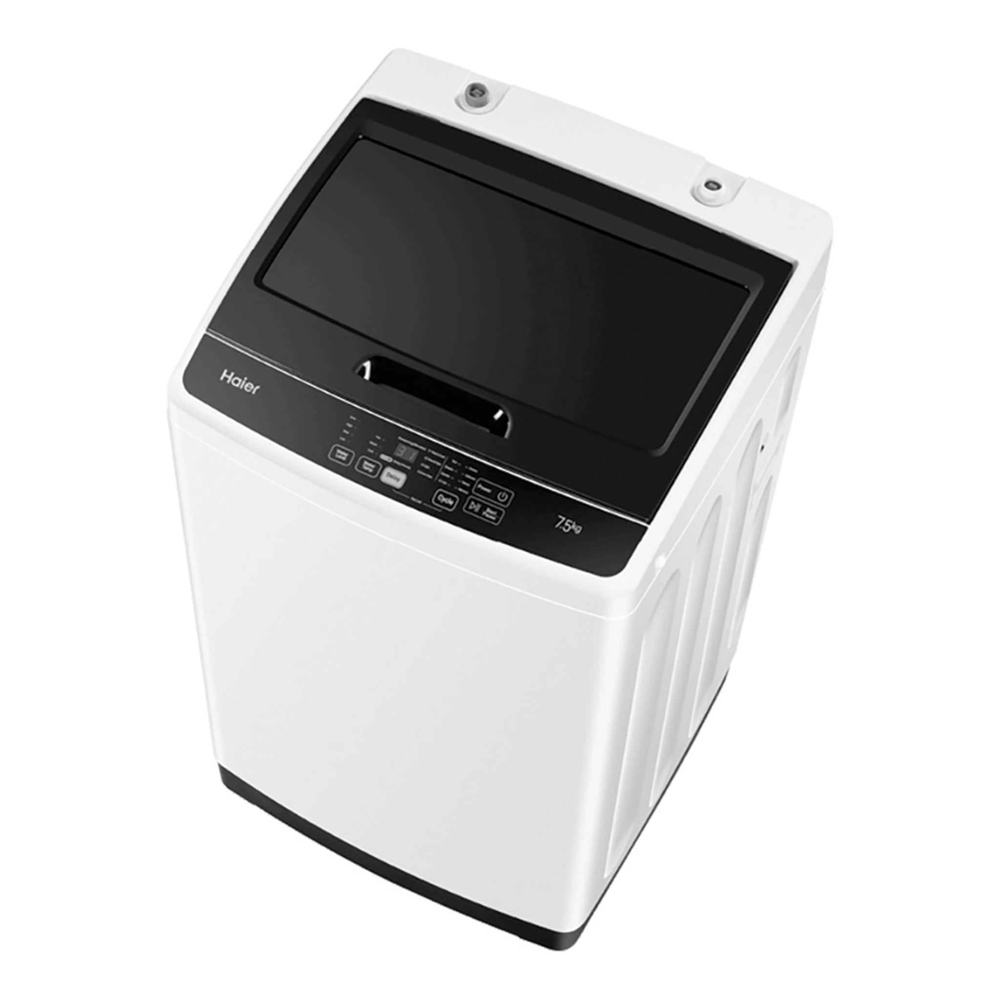 Haier 7.5kg 300 Series Top Loader Washing Machine HWT75AA1, Top Left Side View