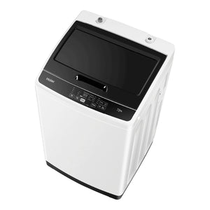 Haier 7.5kg 300 Series Top Loader Washing Machine HWT75AA1, Top Left Side View