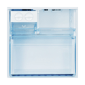 Haier 342L Bottom Mount Fridge White HBM340WH1, Bottom open