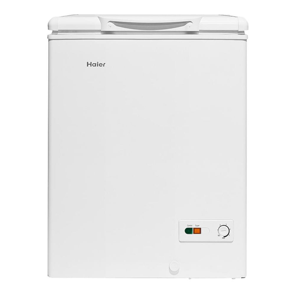 Haier 101L Chest Freezer White HCF101, Front view