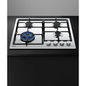 Haier 60cm Gas on Steel Cooktop HCG604WFCX3, Burner On