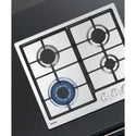 Haier HCG604WFCX3 60cm Gas on Steel Cooktop with Four Burners