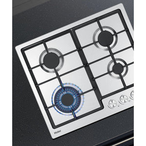 Haier 60cm Gas on Steel Cooktop HCG604WFCX3, Detail View